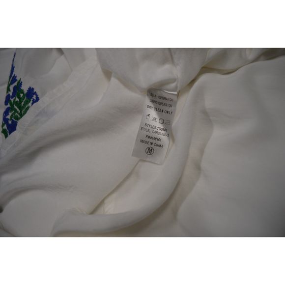 Buddy Love Dress Medium Embroidered Floral Carolina Oxacan Mini Dress - Picture 12 of 14